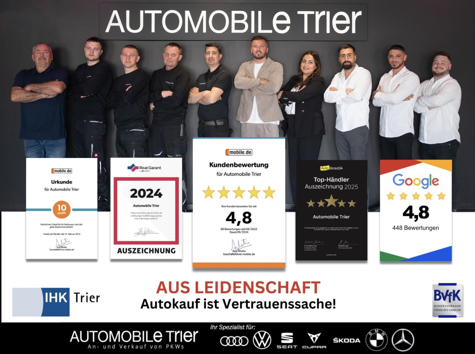 Bild 9 von 15 - Audi A6 - Gebrauchtwagen von Automobile Trier Audi A6 Avant 45 TDI quattro design