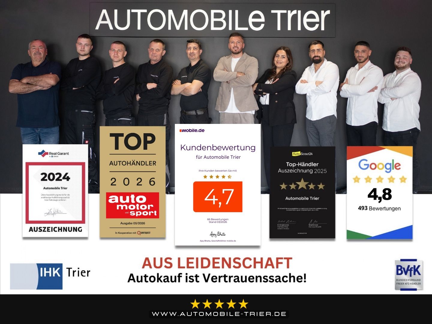 Bild 1 von 15 - Seat Alhambra - Gebrauchtwagen von Automobile Trier Seat Alhambra 2.0 TDI DSG, 7.SITZER, NAVI, ACC, AHK, CAM