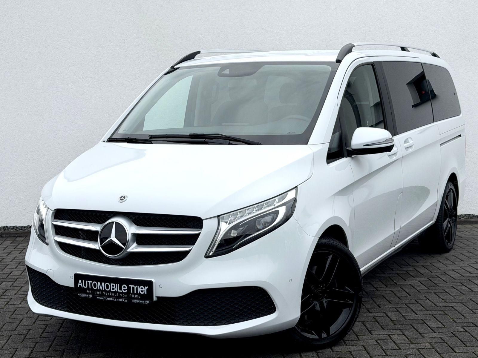 Mercedes-Benz V 250d 4MATIC lang /NAVI/LED/AHK/CAM/GARANTIE/ in Weiß als Van/Minibus - Fahrzeugfoto 1