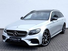 Mercedes-Benz E 43 AMG 4Matic /PANO/LED/360°CAM/BURMESTER/AHK/ in Silber als Kombi - Fahrzeugfoto 1