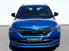 Skoda Kodiaq RS 2.0 TDI DSG 4x4 /LED/ACC/AHK/360°CAM/ in Blau als SUV/Geländewagen/Pickup - Fahrzeugfoto 2