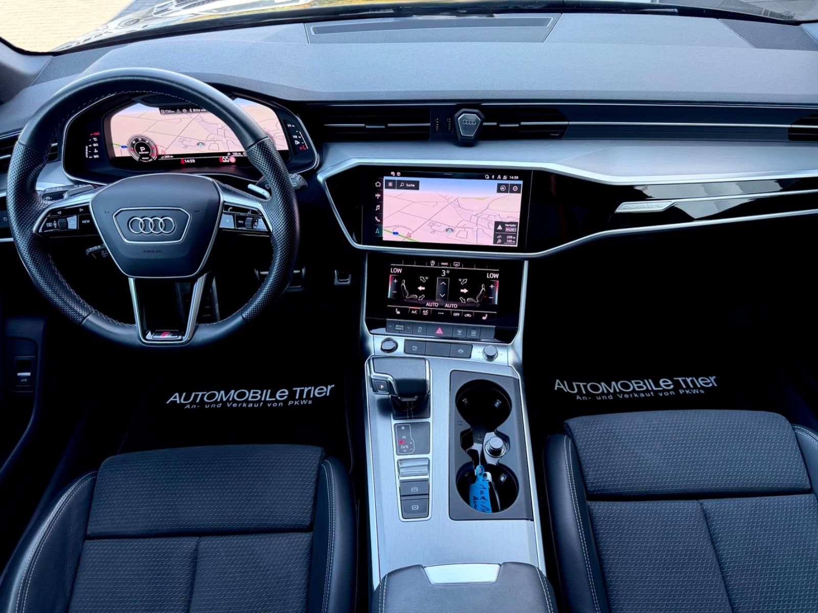 Audi A6 Avant 40 TDI S line Sport Plus Paket /1.Hand/ - Bild 11 Audi A6 Avant 40 TDI S line Sport Plus Paket /1.Hand/ in Schwarz als Kombi - Fahrzeugfoto 11