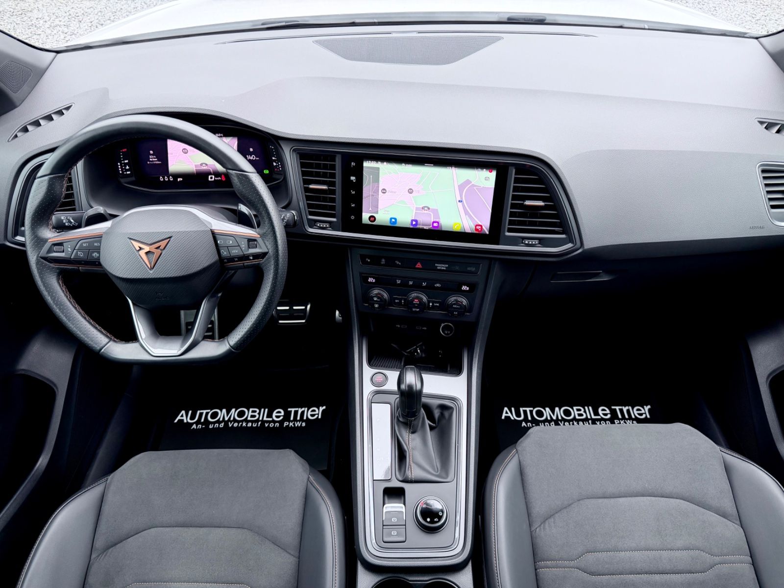 Cupra Ateca VZ 2.0 TSI DSG 4Drive /NAVI/LED/360°CAM/ - Bild 11 Cupra Ateca VZ 2.0 TSI DSG 4Drive /NAVI/LED/360°CAM/ in Weiß als SUV/Geländewagen/Pickup - Fahrzeugfoto 11