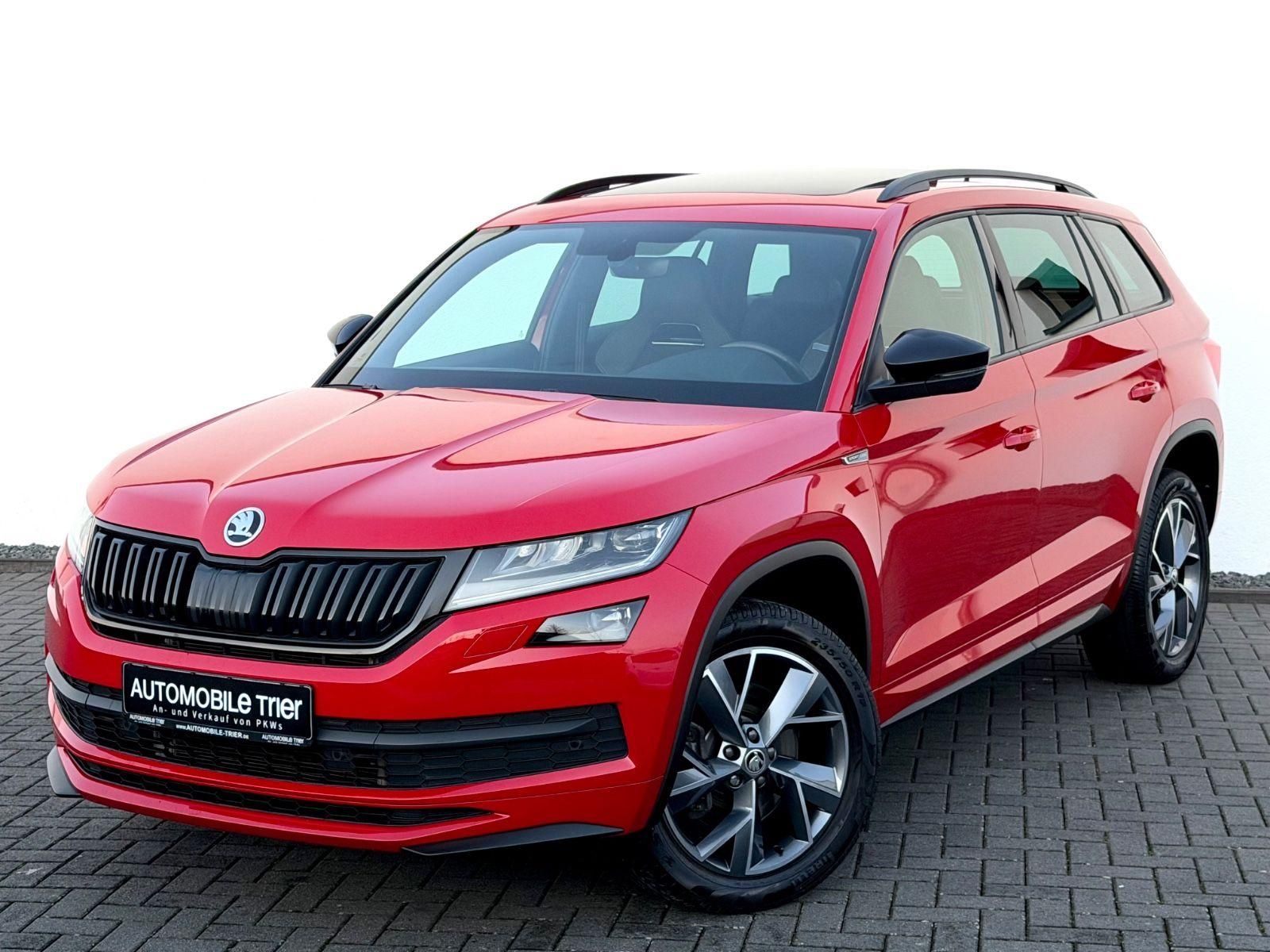 Skoda Kodiaq Sportline 2.0 TDI DSG 4x4 // GARANTIE // in Rot als SUV/Geländewagen/Pickup - Fahrzeugfoto 1