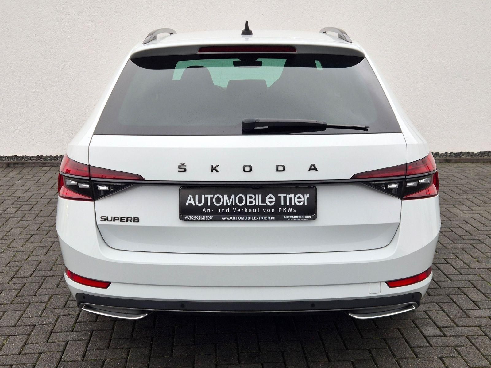 Skoda Superb Combi Sportline 2.0 TSI DSG / / 1.HAND // - Bild 6 Skoda Superb Combi Sportline 2.0 TSI DSG / / 1.HAND // in Moon-Weiss Metallic als Kombi - Fahrzeugfoto 6