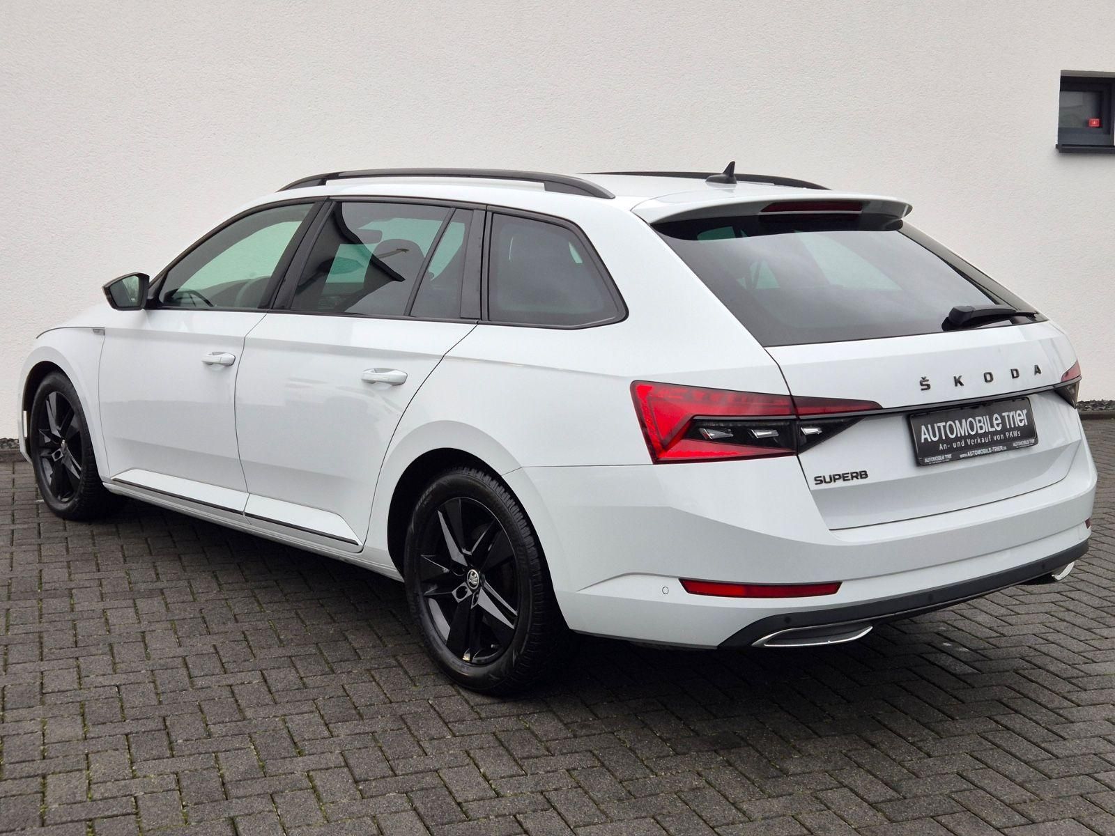 Skoda Superb Combi Sportline 2.0 TSI DSG / / 1.HAND // - Bild 7 Skoda Superb Combi Sportline 2.0 TSI DSG / / 1.HAND // in Moon-Weiss Metallic als Kombi - Fahrzeugfoto 7