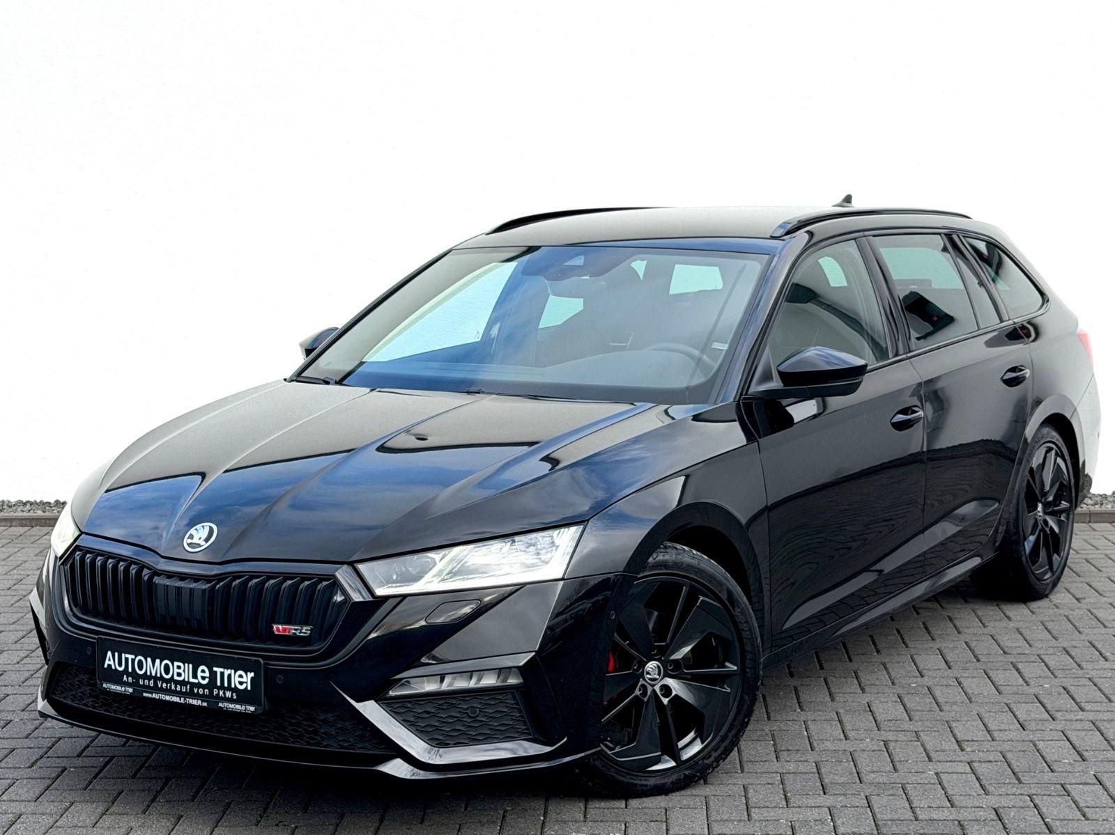 Skoda Octavia Combi RS 2.0 TDI DSG/ LED/ACC/CAM/1.HAND in Schwarz als Kombi - Fahrzeugfoto 1