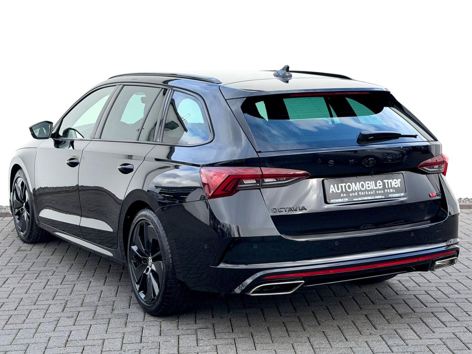 Skoda Octavia Combi RS 2.0 TDI DSG/ LED/ACC/CAM/1.HAND - Bild 7 Skoda Octavia Combi RS 2.0 TDI DSG/ LED/ACC/CAM/1.HAND in Schwarz als Kombi - Fahrzeugfoto 7
