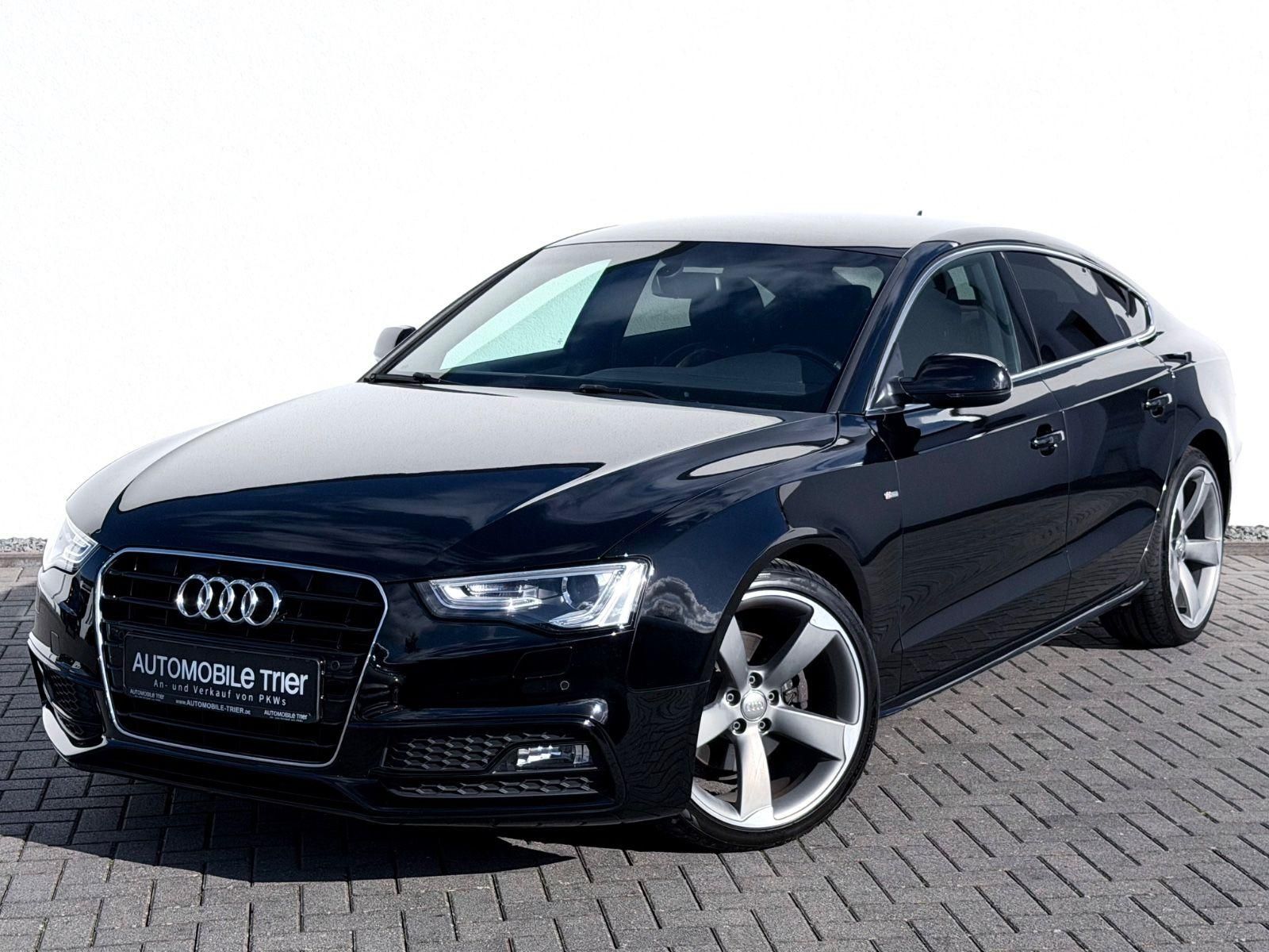 Audi A5 Sportback 2.0 TDI S line / GARANTIE / in Schwarz als Limousine - Fahrzeugfoto 1