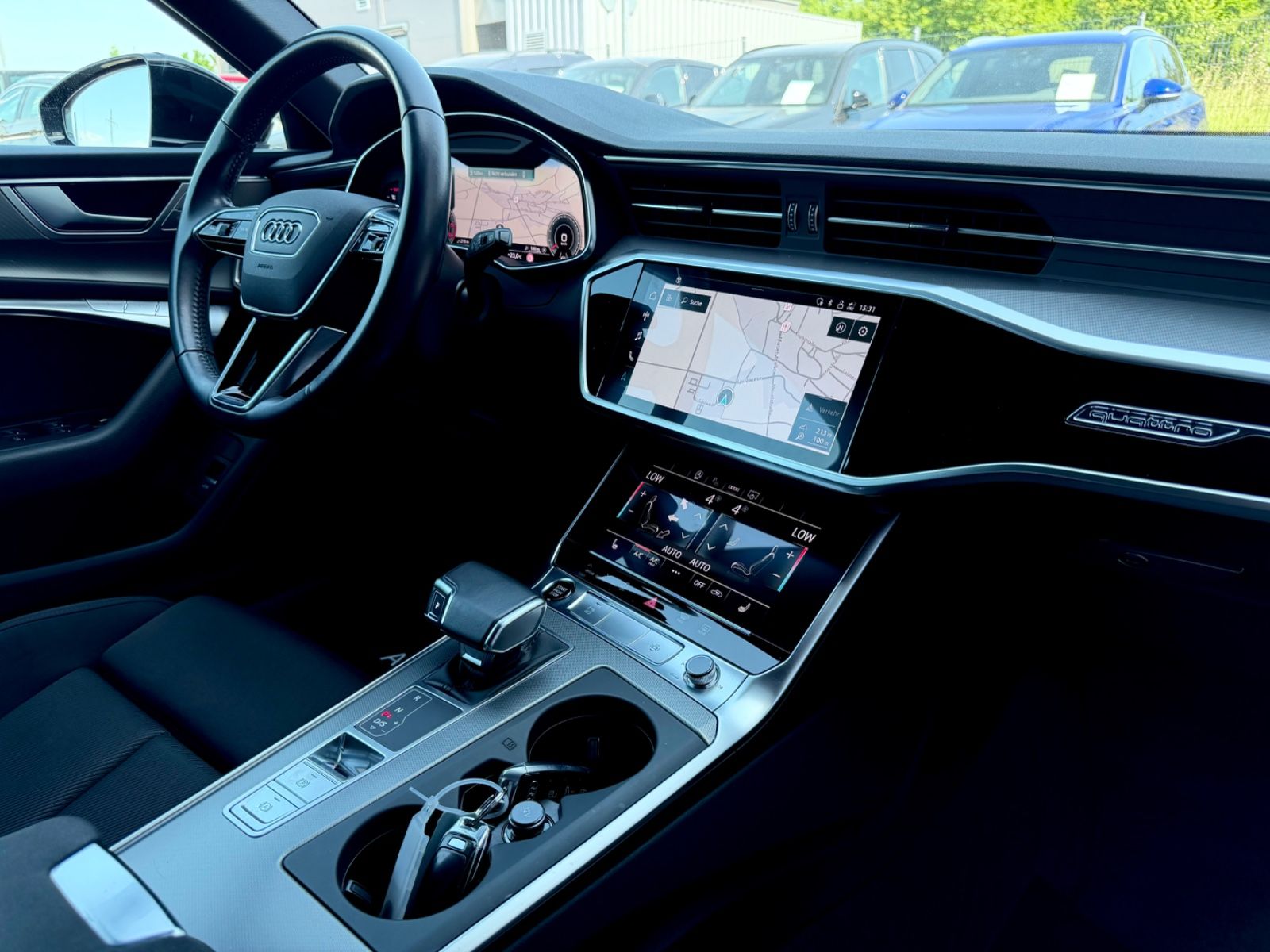Audi A6 Avant 50 TDI quattro sport / NAVI/LED/ACC/CAM - Bild 10 Audi A6 Avant 50 TDI quattro sport / NAVI/LED/ACC/CAM in Schwarz als Kombi - Fahrzeugfoto 10