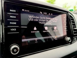 Skoda Karoq Sportline 2.0 TSI DSG 4x4/PANO/LED/ACC/AHK in Silber als SUV/Geländewagen/Pickup - Fahrzeugfoto 21