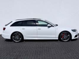 Audi A6 Avant 3.0 TDI quattro S line Competition Plus in Weiß als Kombi - Fahrzeugfoto 4