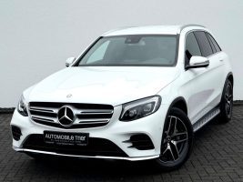Mercedes-Benz GLC 250 d 4Matic Amg Line / NAVI/LED/AHK/1.HAND/ in Weiß als SUV/Geländewagen/Pickup - Fahrzeugfoto 1