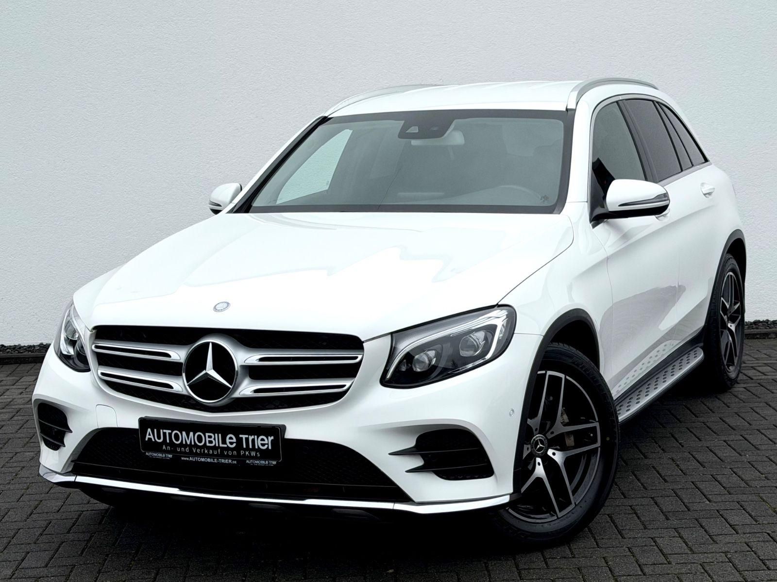 Mercedes-Benz GLC 250 d 4Matic Amg Line / NAVI/LED/AHK/1.HAND/ in Weiß als SUV/Geländewagen/Pickup - Fahrzeugfoto 1