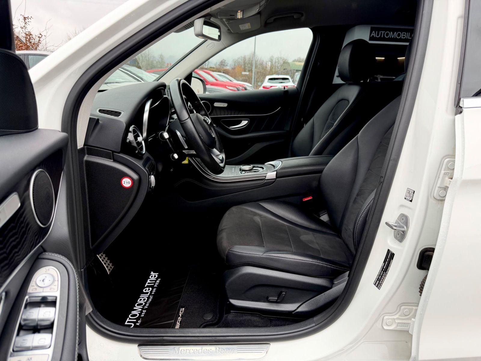 Mercedes-Benz GLC 250 d 4Matic Amg Line / NAVI/LED/AHK/1.HAND/ - Bild 9 Mercedes-Benz GLC 250 d 4Matic Amg Line / NAVI/LED/AHK/1.HAND/ in POLARWEISS als SUV/Geländewagen/Pickup - Fahrzeugfoto 9