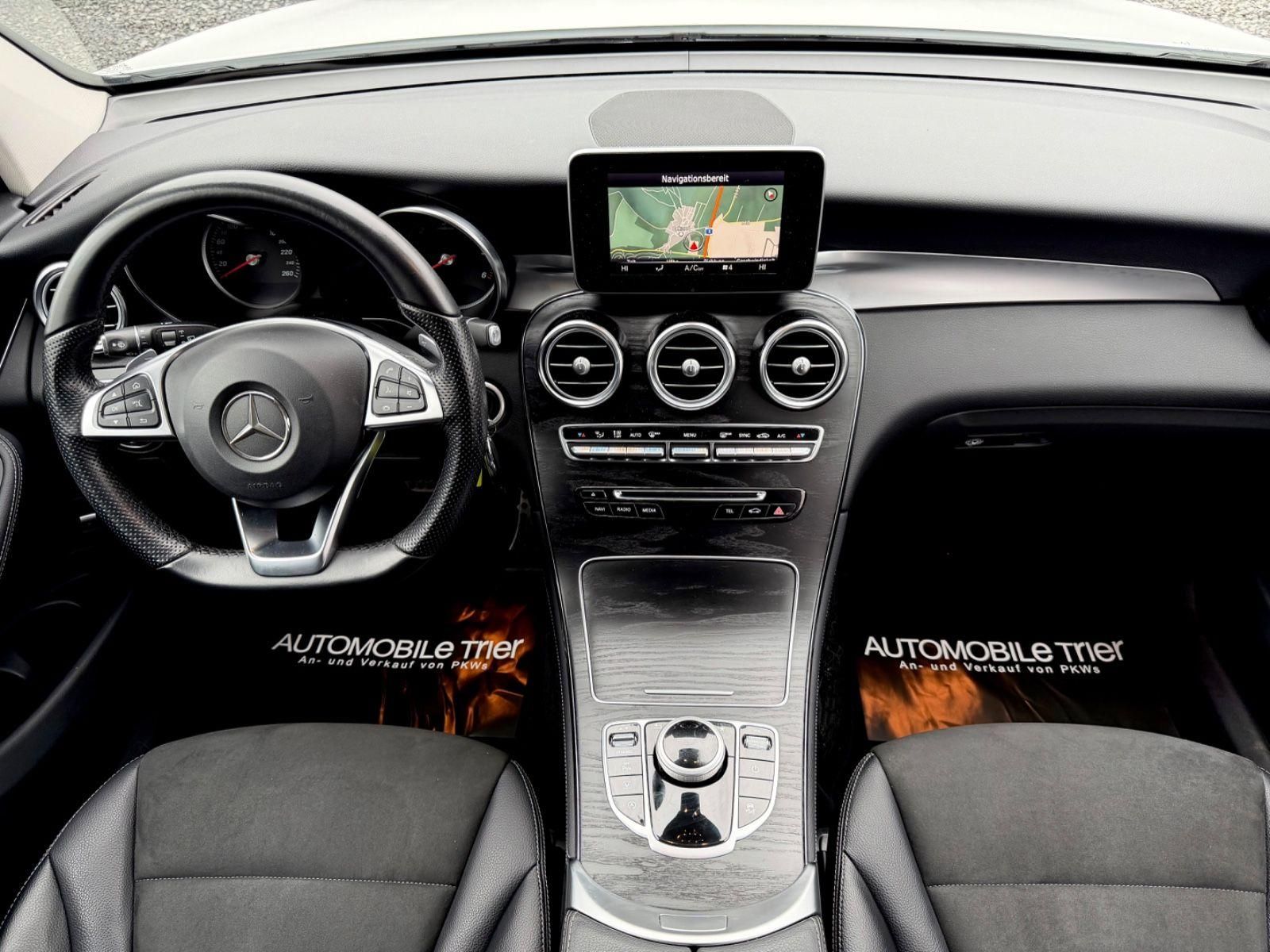 Mercedes-Benz GLC 250 d 4Matic Amg Line / NAVI/LED/AHK/1.HAND/ - Bild 11 Mercedes-Benz GLC 250 d 4Matic Amg Line / NAVI/LED/AHK/1.HAND/ in POLARWEISS als SUV/Geländewagen/Pickup - Fahrzeugfoto 11