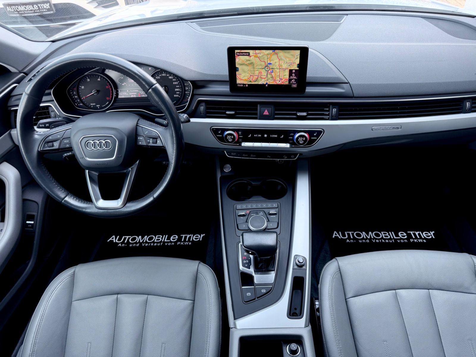 Audi A4 Allroad 2.0 TDI quattro/NAVI/LED/PDC/GARANTIE - Bild 11 Audi A4 Allroad 2.0 TDI quattro/NAVI/LED/PDC/GARANTIE in GLETSCHERWEISS als Kombi - Fahrzeugfoto 11