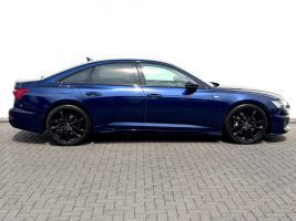 Audi A6 Limo 55 TFSI quattro S line Sport Plus Paket in Blau als Limousine - Fahrzeugfoto 4