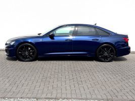 Audi A6 Limo 55 TFSI quattro S line Sport Plus Paket in Blau als Limousine - Fahrzeugfoto 8