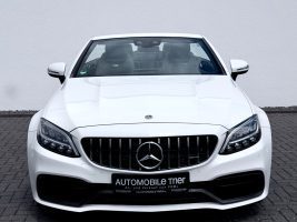 Mercedes-Benz C 63 AMG Cabrio /LED/ACC/HUD/BURM/CAM/GARANTIE/ in Weiß als Cabrio/Roadster - Fahrzeugfoto 2