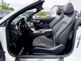 Mercedes-Benz C 63 AMG Cabrio /LED/ACC/HUD/BURM/CAM/GARANTIE/ in Weiß als Cabrio/Roadster - Fahrzeugfoto 9