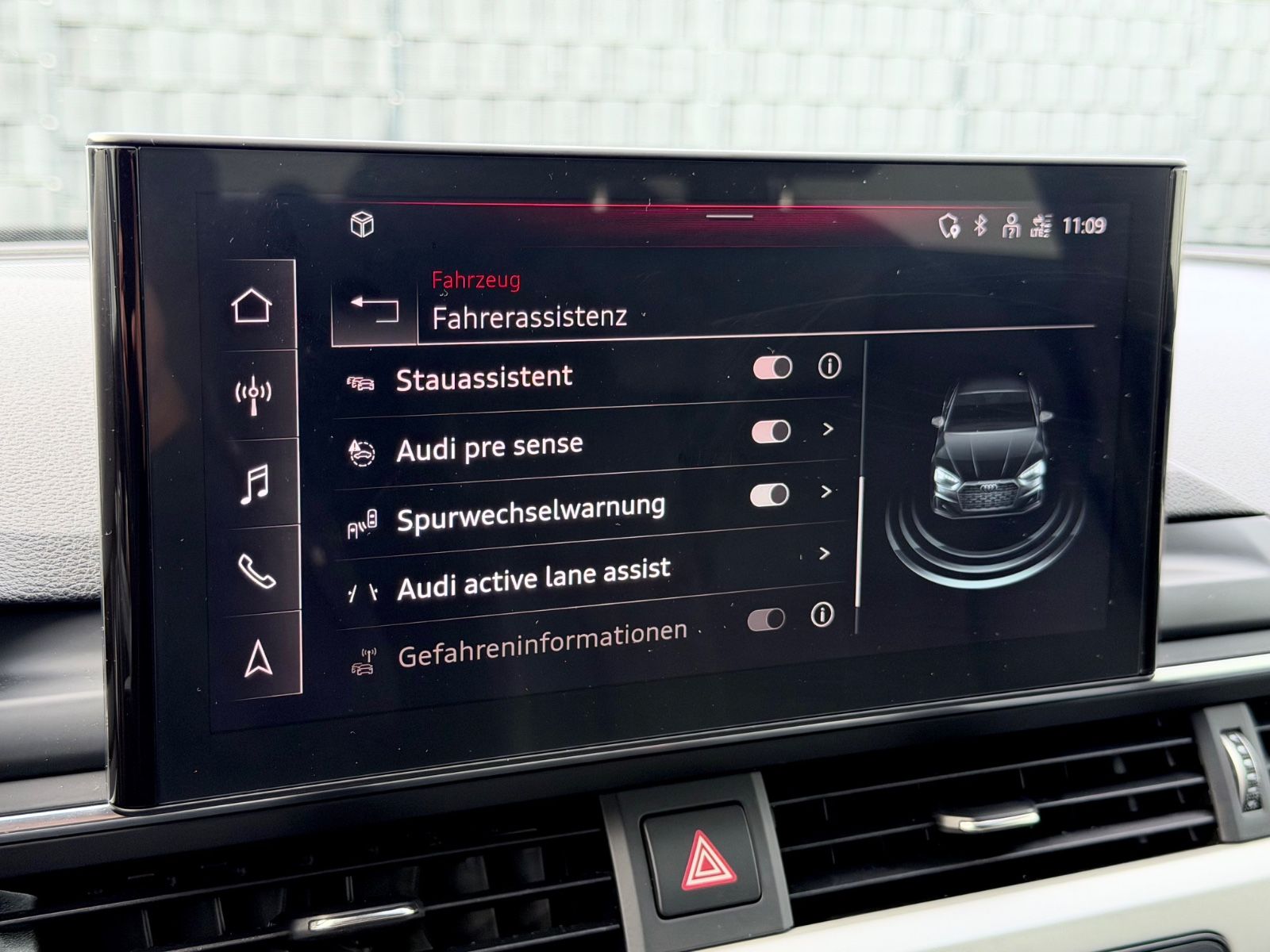 Audi A5 Sportback 45 TFSI quattro S line /LED/ACC/CAM - Bild 21 Audi A5 Sportback 45 TFSI quattro S line /LED/ACC/CAM in Schwarz als Limousine - Fahrzeugfoto 21