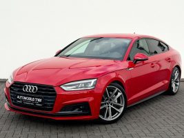 Audi A5 Sportback 40 TDI quattro S line Sport Plus in Rot als Limousine - Fahrzeugfoto 1