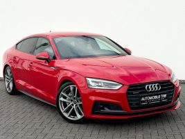 Audi A5 Sportback 40 TDI quattro S line Sport Plus in Rot als Limousine - Fahrzeugfoto 3