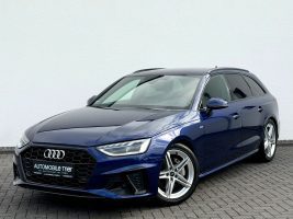 Audi A4 Avant 40 TDI quattro S line /NAVI/LED/1.HAND/ in Blau als Kombi - Fahrzeugfoto 1