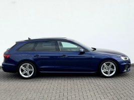 Audi A4 Avant 40 TDI quattro S line /NAVI/LED/1.HAND/ in Blau als Kombi - Fahrzeugfoto 4
