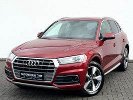 Audi Q5 40 TDI quattro S line Sport Plus Paket in Rot als SUV/Geländewagen/Pickup - Fahrzeugfoto 1