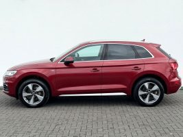 Audi Q5 40 TDI quattro S line Sport Plus Paket in Rot als SUV/Geländewagen/Pickup - Fahrzeugfoto 8
