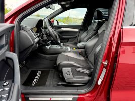 Audi Q5 40 TDI quattro S line Sport Plus Paket in Rot als SUV/Geländewagen/Pickup - Fahrzeugfoto 9