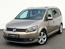 Volkswagen Touran Cup 2.0 TDI /7.SITZER/NAVI/PANO/PDC/ in Beige als Van/Minibus - Fahrzeugfoto 1