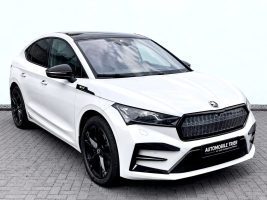 Skoda Enyaq Coupe RS Lounge 4x4 /PANO/LED/ACC/360°CAM/ in Weiß als SUV/Geländewagen/Pickup - Fahrzeugfoto 1