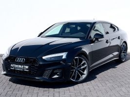 Audi A5 Sportback 40 TDI S line Sport Plus Paket in Schwarz als Limousine - Fahrzeugfoto 1
