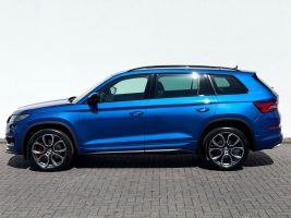 Skoda Kodiaq RS 2.0 TDI DSG 4x4 /LED/ACC/AHK/360°CAM/ in Blau als SUV/Geländewagen/Pickup - Fahrzeugfoto 8