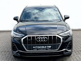 Audi Q3 40 TDI quattro S line Sport Plus Paket in Schwarz als SUV/Geländewagen/Pickup - Fahrzeugfoto 2