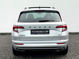 Skoda Karoq Sportline 2.0 TSI DSG 4x4/PANO/LED/ACC/AHK in Silber als SUV/Geländewagen/Pickup - Fahrzeugfoto 6