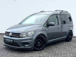 Volkswagen Caddy 1.4 TSI DSG *Navi*2xKlima*Garantie* in Grau als Van/Minibus - Fahrzeugfoto 1