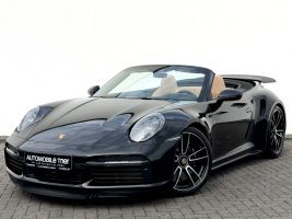 Porsche 911 Turbo S Cabriolet/LIFT/KERAMIK/BOSE/GARANTIE in Schwarz als Cabrio/Roadster - Fahrzeugfoto 1