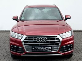 Audi Q5 40 TDI quattro S line Sport Plus Paket in Rot als SUV/Geländewagen/Pickup - Fahrzeugfoto 2