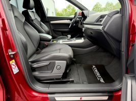 Audi Q5 40 TDI quattro S line Sport Plus Paket in Rot als SUV/Geländewagen/Pickup - Fahrzeugfoto 12